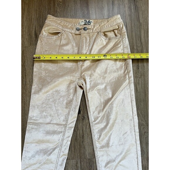 We The Free Women’s Sweet Jane Champagne Velvet Skinny Stretch Pants Size 26 - Picture 6 of 8